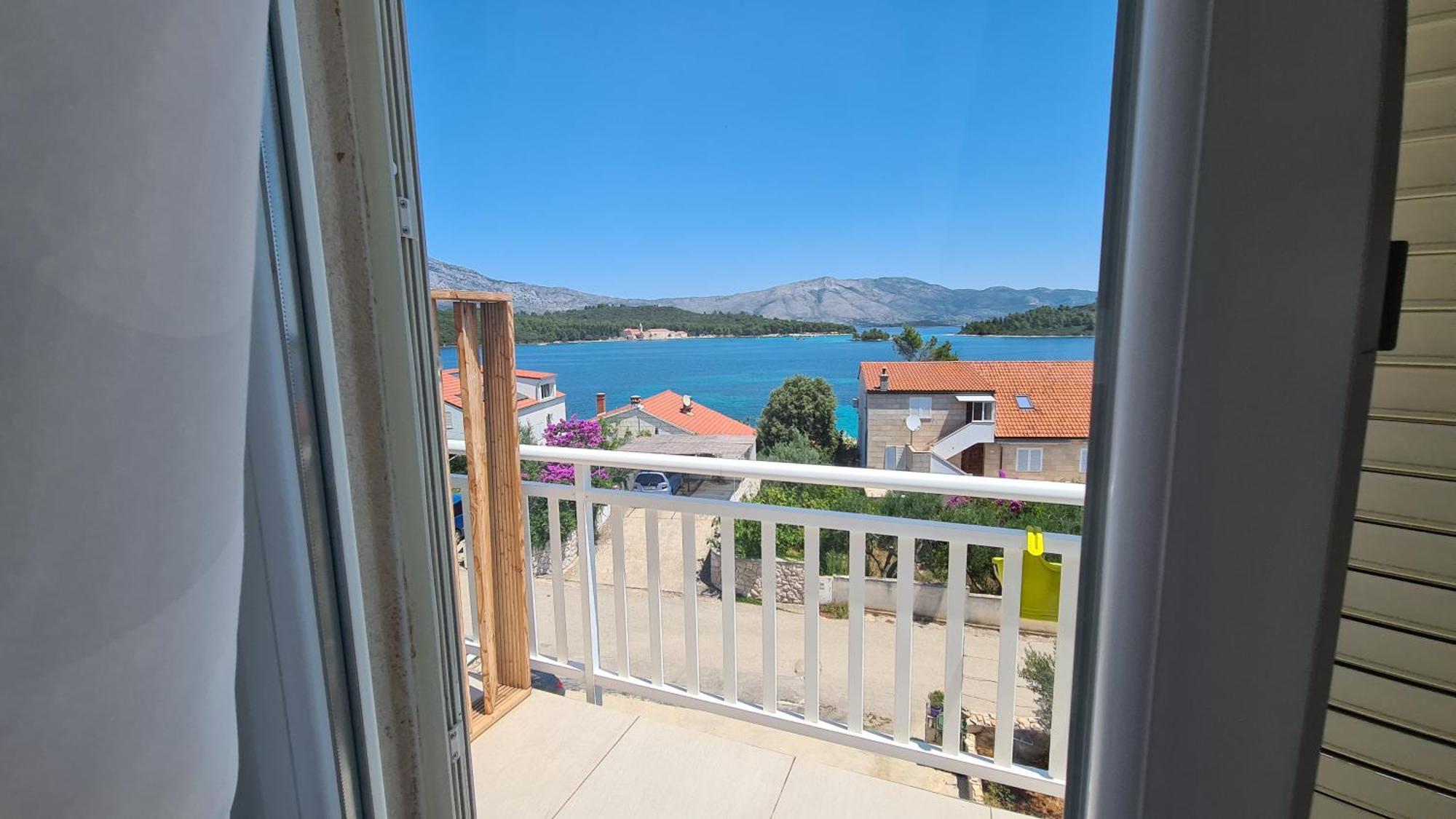 Seaview And Relax Apartment Lumbarda Ruang foto