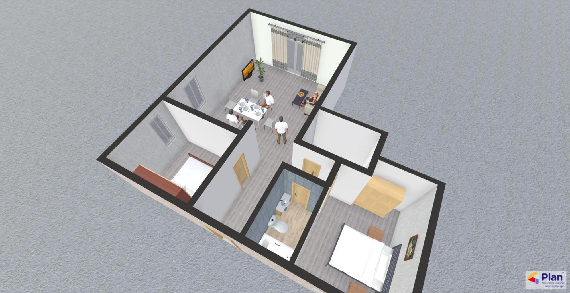 Seaview And Relax Apartment Lumbarda Ruang foto